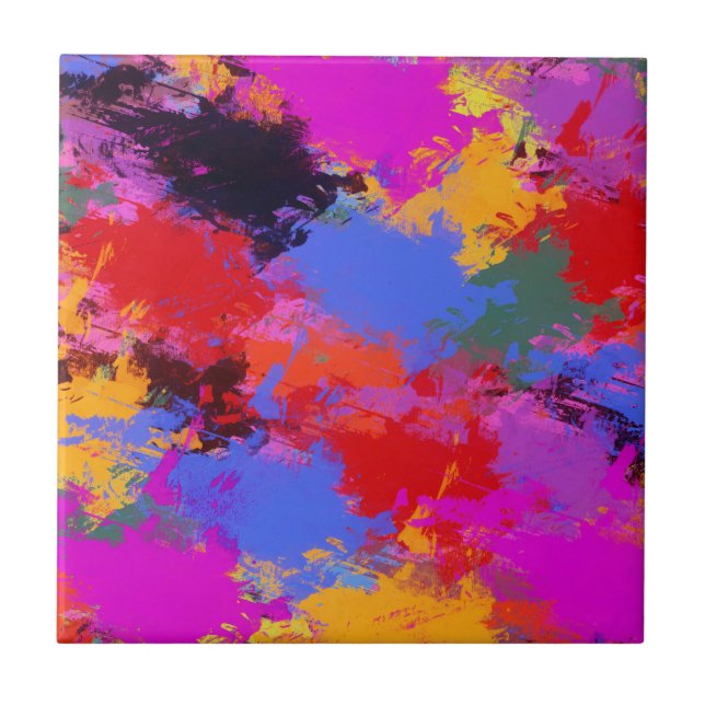 Azulejo Cebra pintada (Frente)