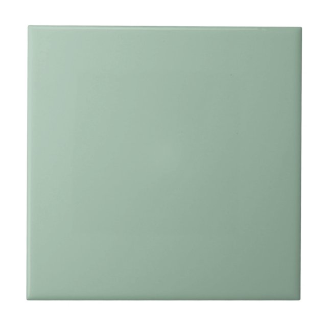 Azulejo Celadon Green Plain Color sólido Tile Cerámico (Frente)