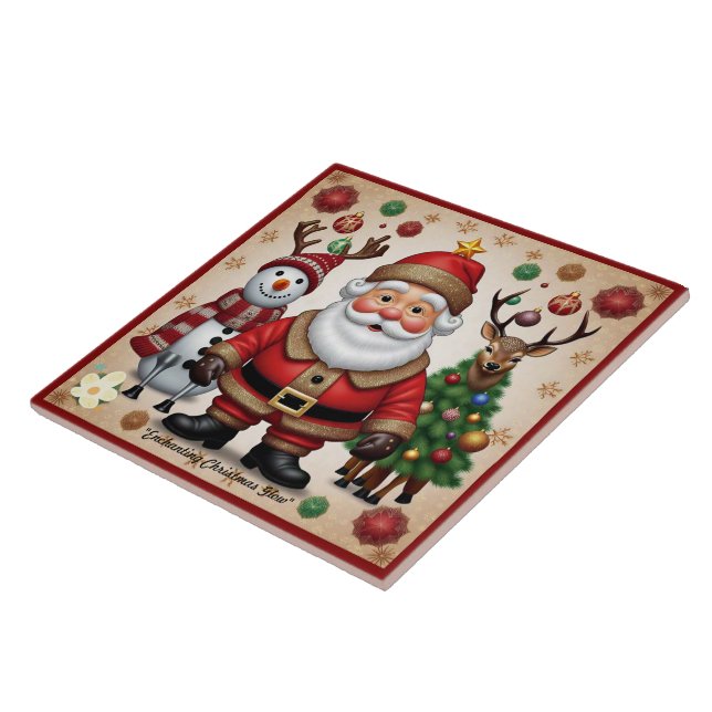 Azulejo "Celebración de Navidades" (Lado)