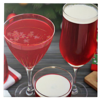 Azulejo Celebration Cherry Red Drinks