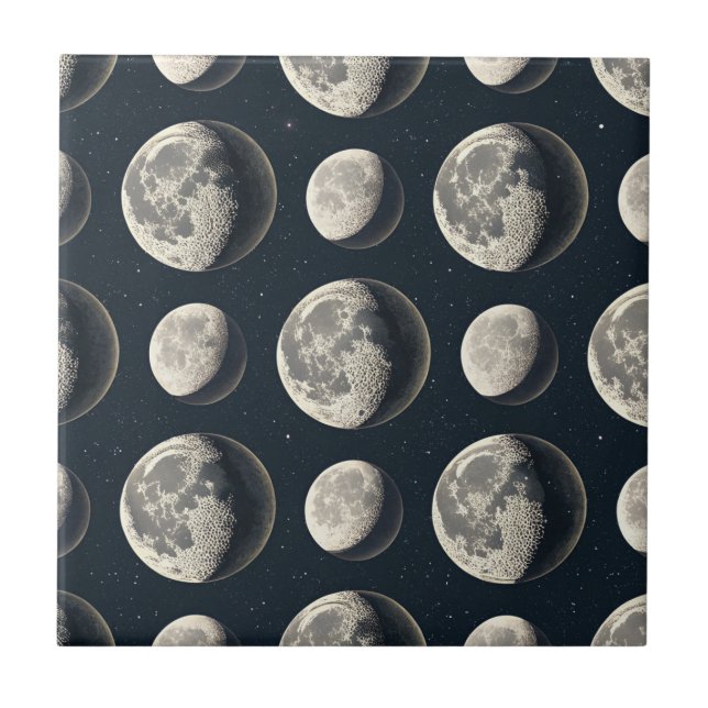 Azulejo Celestial Moon Phase (2) (Frente)