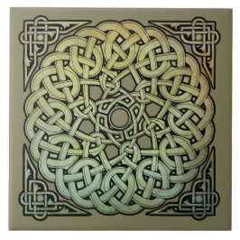 Azulejo Celtic Knotwork Mandala
