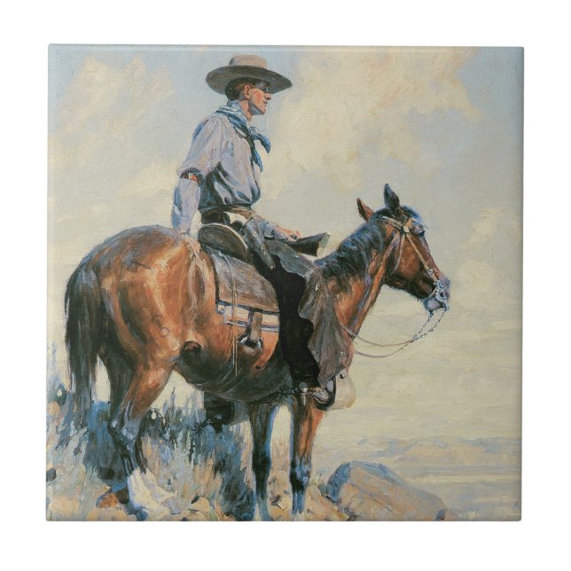 Azulejo Centinela de los llanos (Frente)