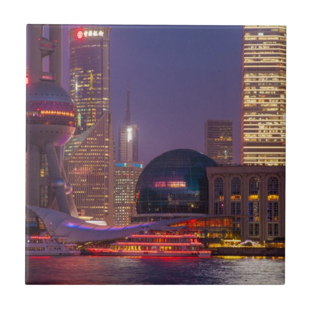 Azulejo Centro de Shanghai, China (Frente)