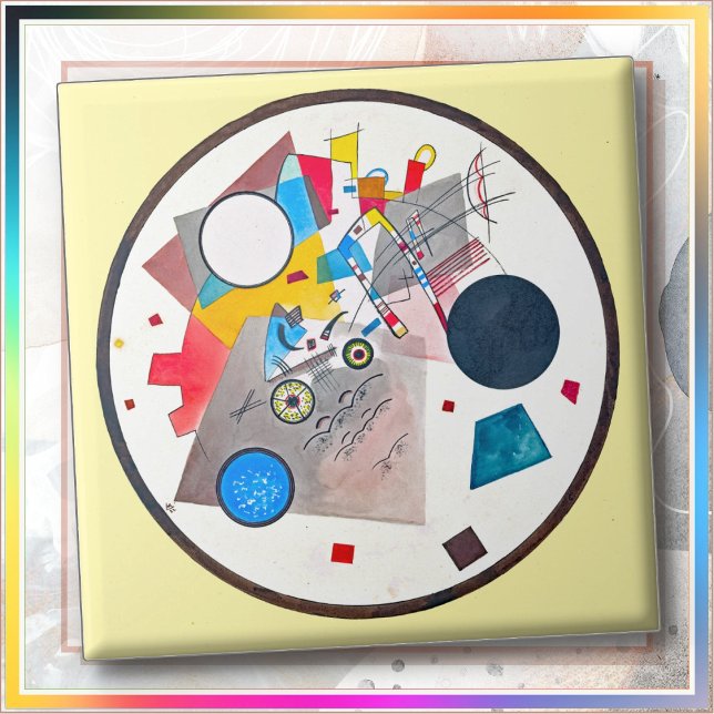 Azulejo CERAMIC TILE - "Circles in a Circle" - Kandinsky (Subido por el creador)