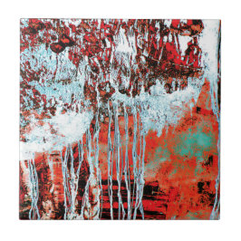 Azulejo Ceramic Tile – Corrosion Pulse