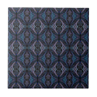 Azulejo Ceramic Tile, “Inky Imprints”