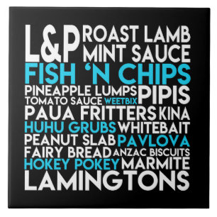 Azulejo Ceramic Tile Kiwiana Wall Art