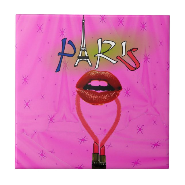 Azulejo Ceramic Tile Paris (Frente)