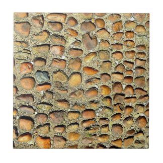 Azulejo Ceramic tile! Unique Stone motif!! Ceramic Tile