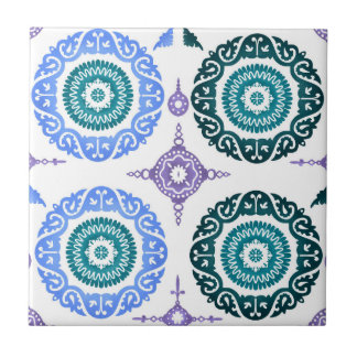 Azulejo Ceramic Wall Tile – Portuguese Blue & Teal.