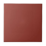 Azulejo Cerámica Boho Dark Rust<br><div class="desc">Un sólido estilo de esquema de color de roya oscura boho, azulejos cerámicos para proyectos caseros DIY. Úsalo como una simple teja de montaña, para un resplandor mezclado con otros colores, para decorar una mesa, embaldosar una bandeja, azulejos de ducha, crear un mosaico, estantes de libros de baldosas, etc. Sé...</div>