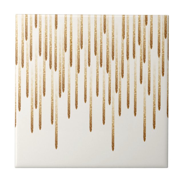 Azulejo cerámica de lluvia purpurina (Frente)