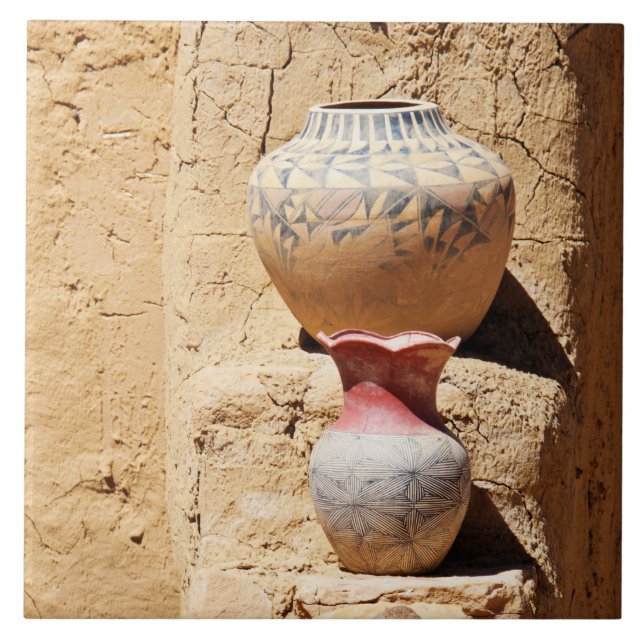 Azulejo Cerámica de Navajo del Suroeste (Frente)