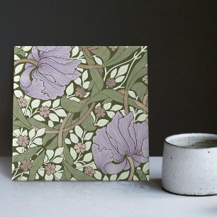 Azulejo Cerámica de patrón vintage de William Morris Pimpe