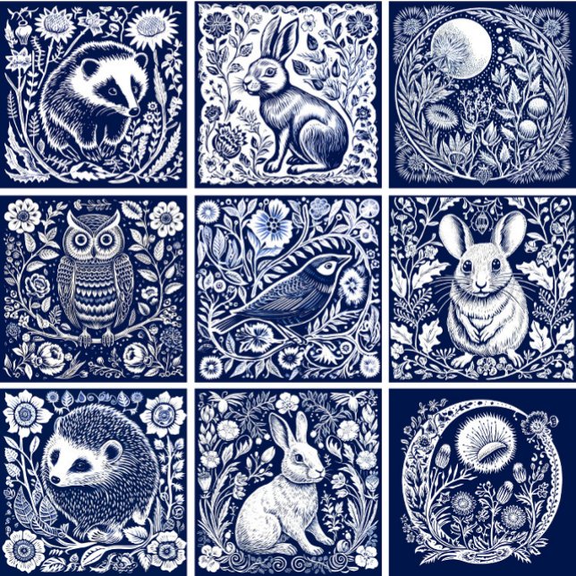 Azulejo Cerámica Rustic Owl (Subido por el creador)