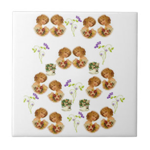 Azulejo Cerámica Tile Blanco Victoriano