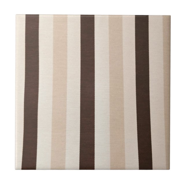 Azulejo Cerámica Tile Brown & Beige (Frente)