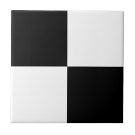 Azulejo Cerámica Tile del diseñador del Black White Checke