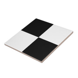Azulejo Cerámica Tile del diseñador del Black White Checke