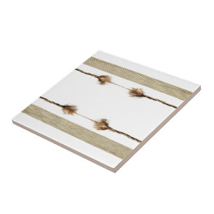Azulejo Cerámica Tile White Rope Natural