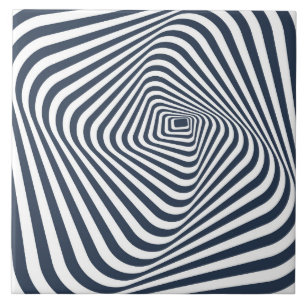 Azulejo cerámico - A través del túnel abstracto mo