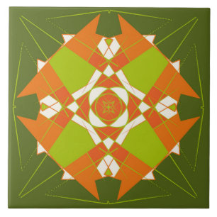 azulejo cerámico abstracto elegante verde