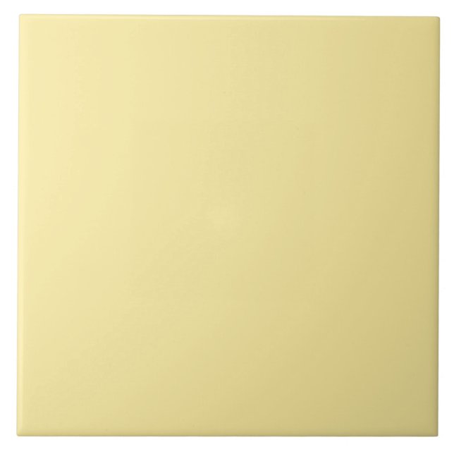 Azulejo Cerámico Amarillo Retro. (Frente)