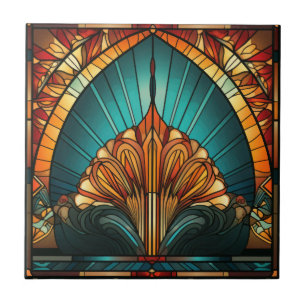 Azulejo Cerámico Art Déco