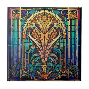Azulejo Cerámico Art Déco