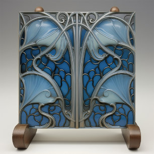 Azulejo Cerámico Art Nouveau Gracia Oceánica