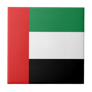 Azulejo Cerámico Bandera de Emiratos Árabes Unidos