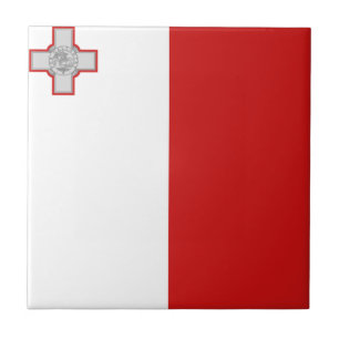 Azulejo Cerámico Bandera de Malta