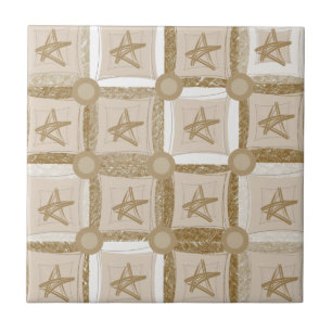 Azulejo Cerámico Beige Marrón