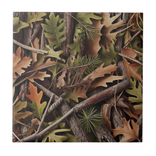 Azulejo Cerámico Camuflaje de Caza