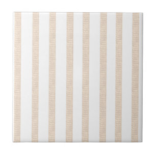 Azulejo Cerámico Clásico Moderno Beige Franja Vert