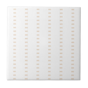 Azulejo Cerámico Clásico Moderno Beige y Blanco Cu