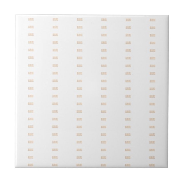 Azulejo Cerámico Clásico Moderno Beige y Blanco Cu (Frente)