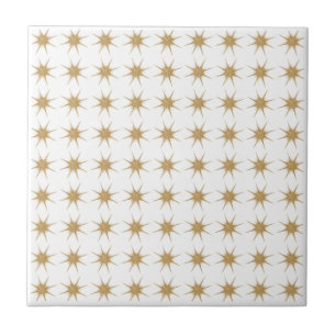 Azulejo Cerámico con Patrón de Pequeña Estrella Do
