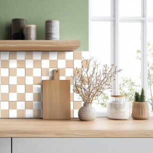 Azulejo Cerámico Cuadrado Beige Neutro