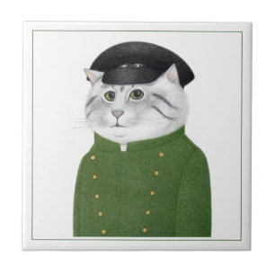 Azulejo Cerámico Cuadrado de 4,25" CHAUFFEUR CAT