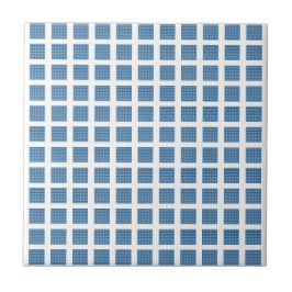 Azulejo Cerámico Cuadrado de Raya Azul