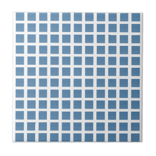 Azulejo Cerámico Cuadrado de Raya Azul