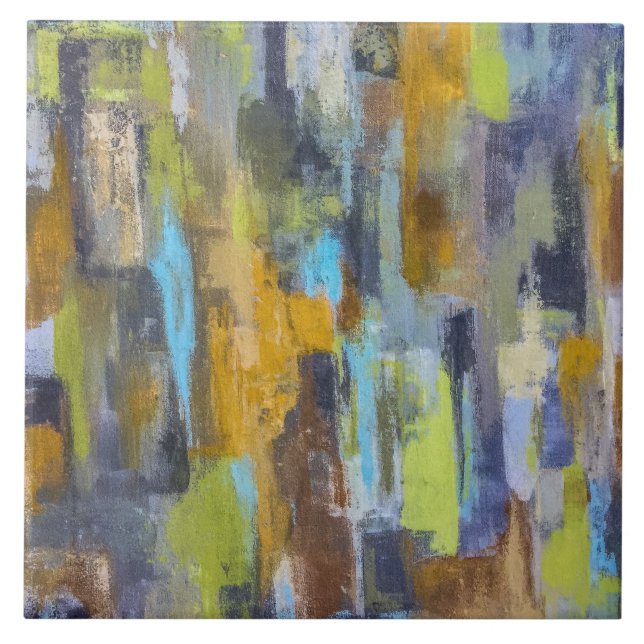 Azulejo Cerámico de 6 x 6 Lluvia de Otoño (Frente)
