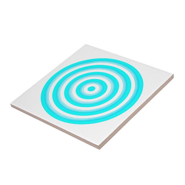 Azulejo Cerámico de Círculos Concéntricos (Lado)