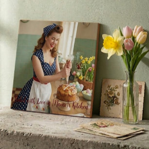 Azulejo Cerámico de Cocina Pin-Up de Pascua