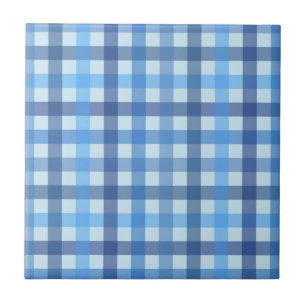 Azulejo Cerámico de Cuadro Escocés de Seis Colores