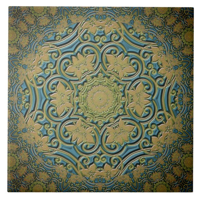 Azulejo Cerámico de Estilo Europeo (Frente)