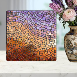 Azulejo Cerámico de Gradiente Mosaico Brillante
