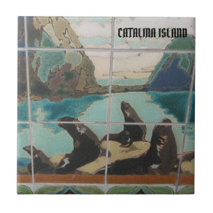 AZULEJO CERÁMICO DE LA ISLA CATALINA LOS ISLEÑOS